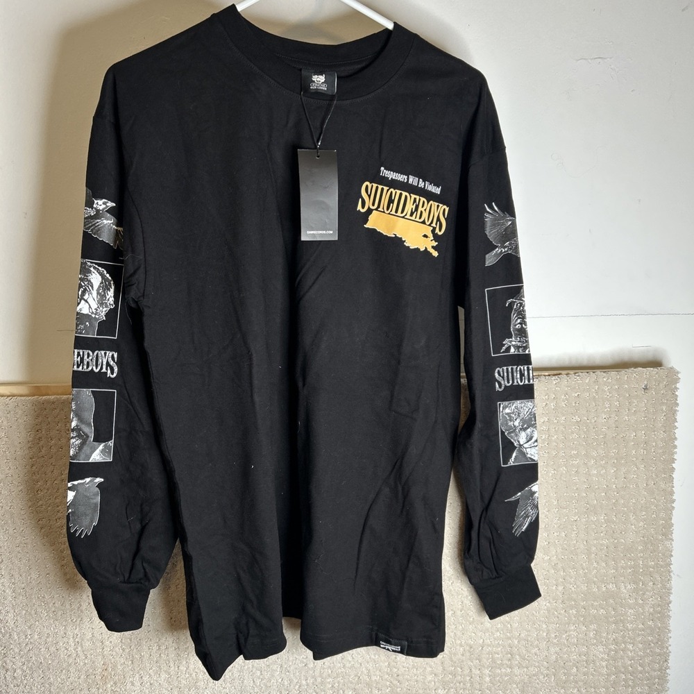Suicideboys.‎ HALLOWEEN 2022 DROP black SCARECROW long sleeve shirt